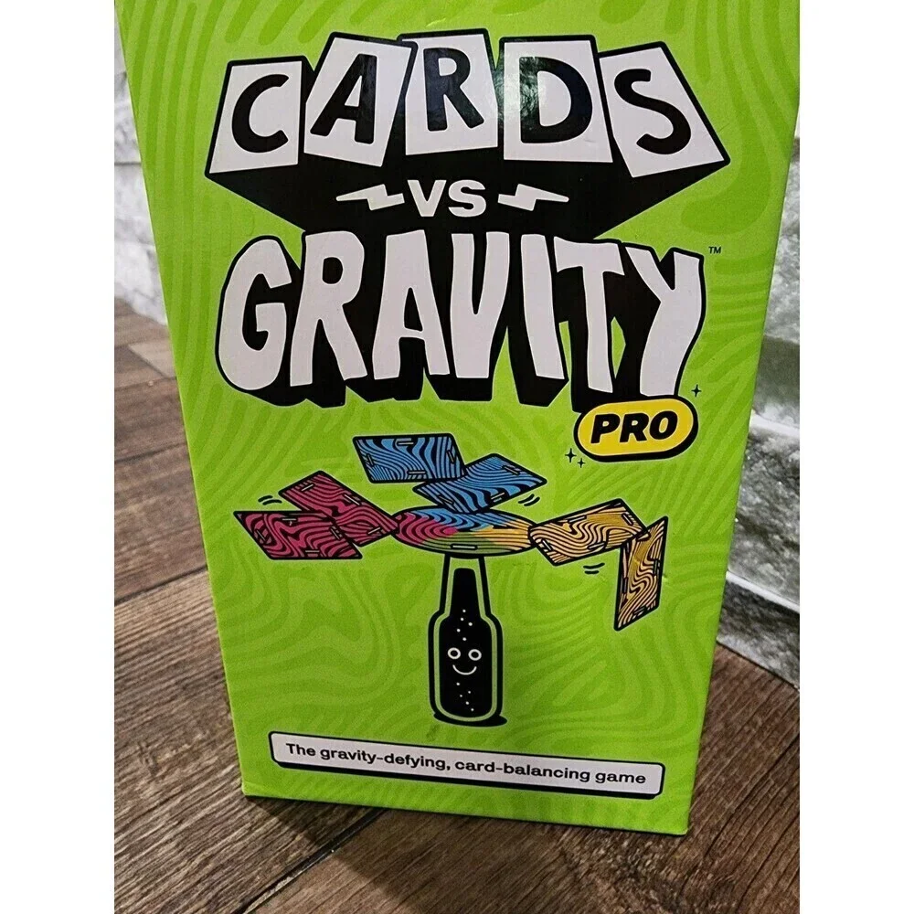 Cards vs. Gravity Pro The Gravity Defying Card Balancing Game 2-8 Players Family
